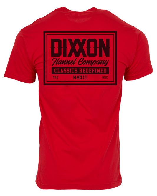 Black Billboard T-Shirt - Red