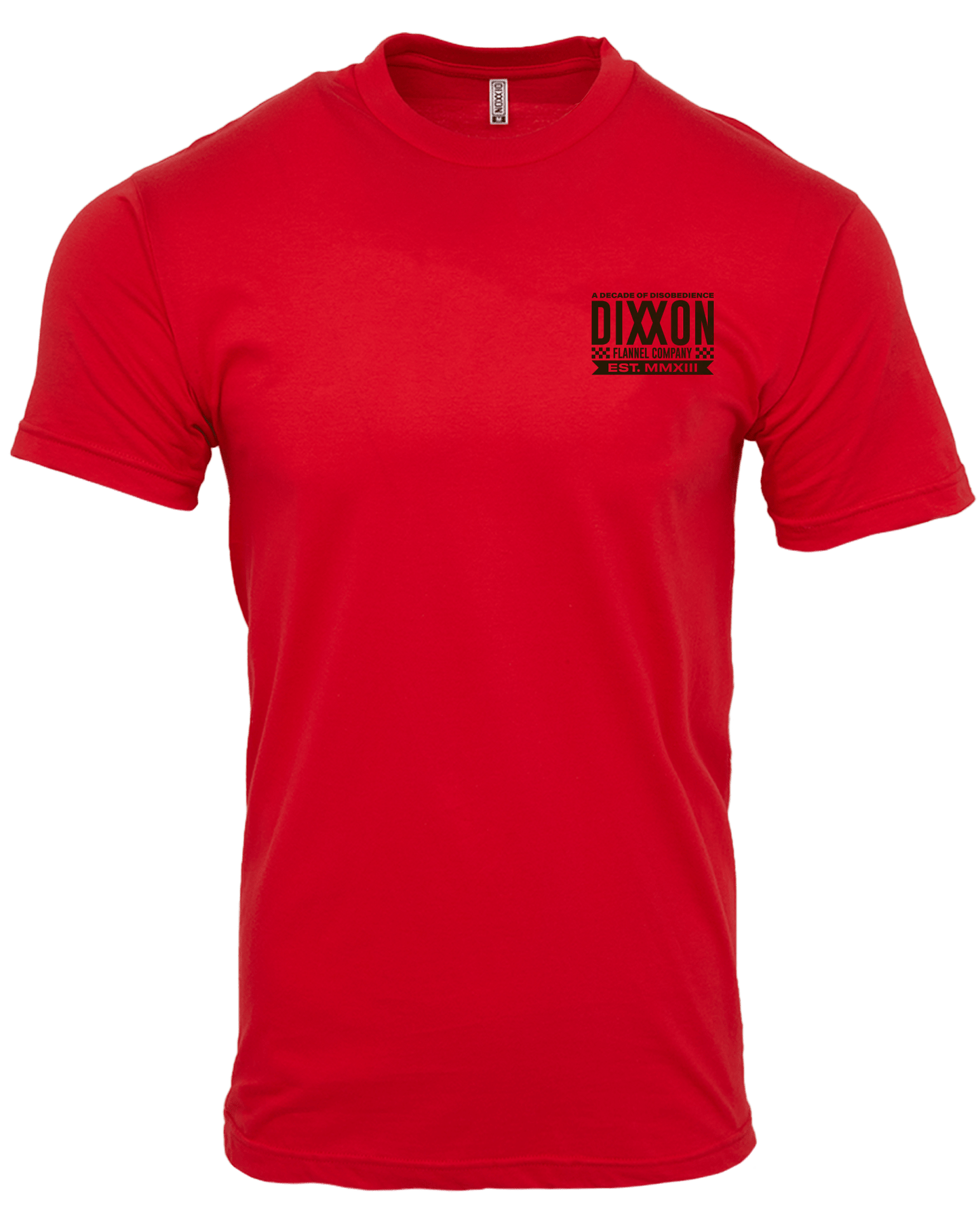 Black Decade of Disobedience T-Shirt - Red