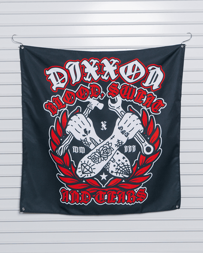 Blood, Sweat, & Tears Garage Banner - 36" x 36"