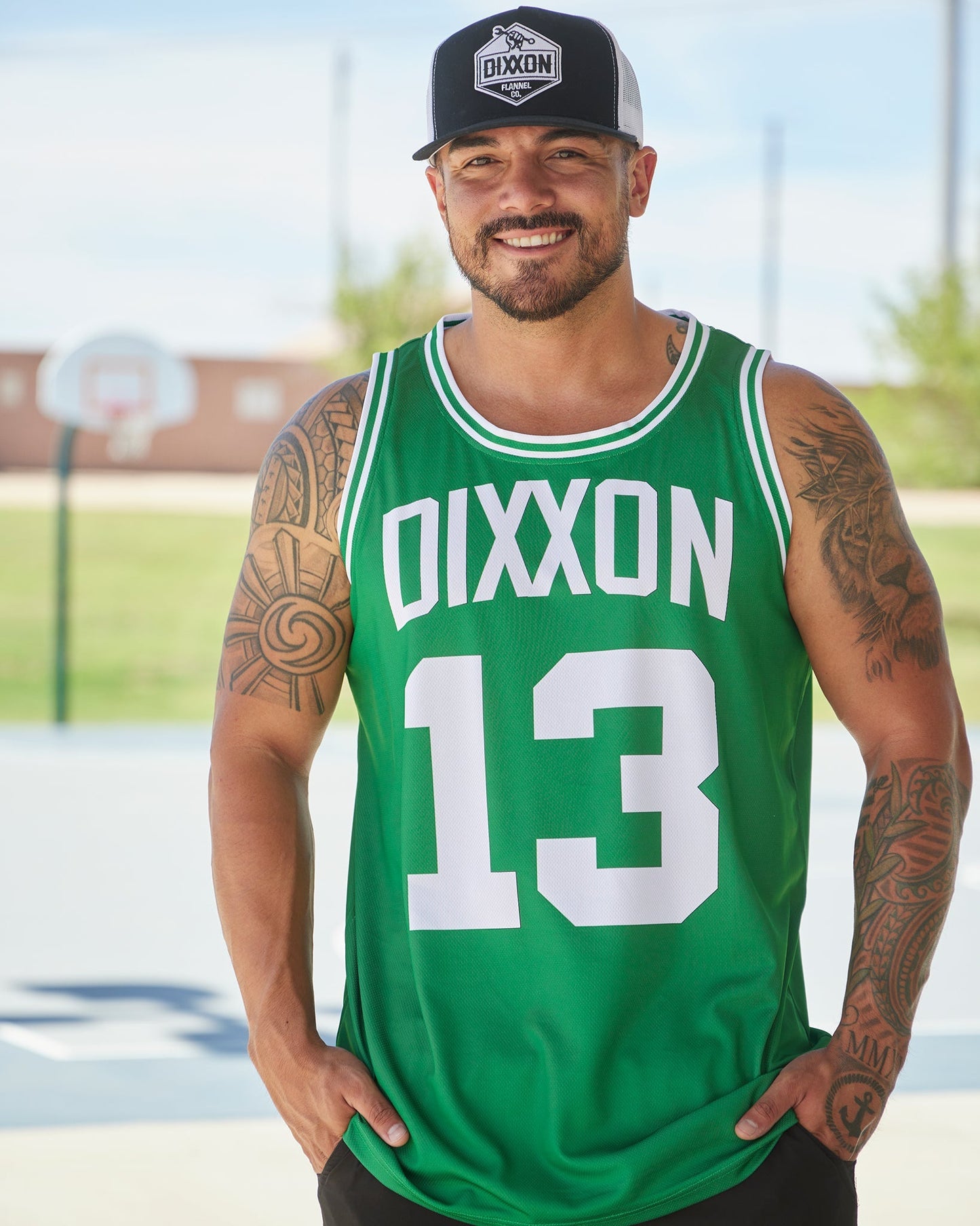 Blue Collar Jersey - Green & White