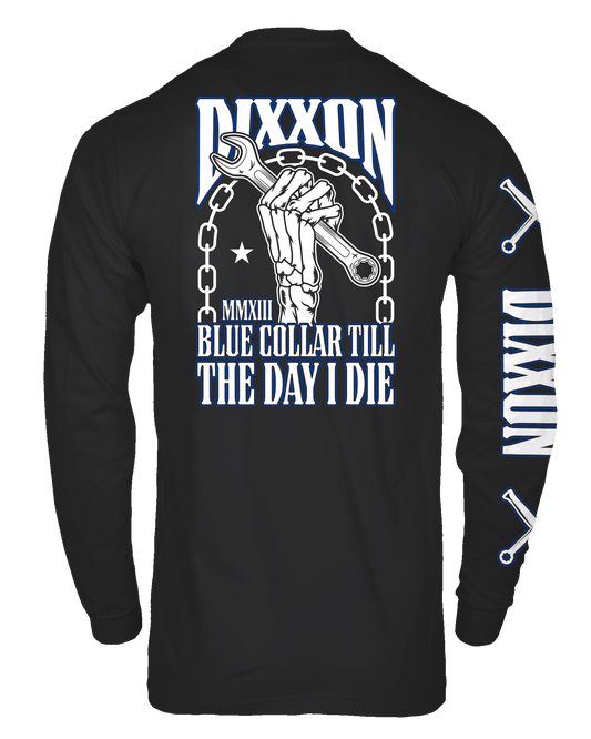 Blue Collar Long Sleeve T-Shirt - Black