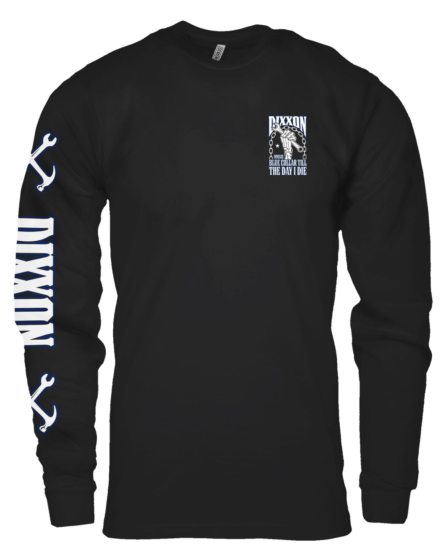 Blue Collar Long Sleeve T-Shirt - Black