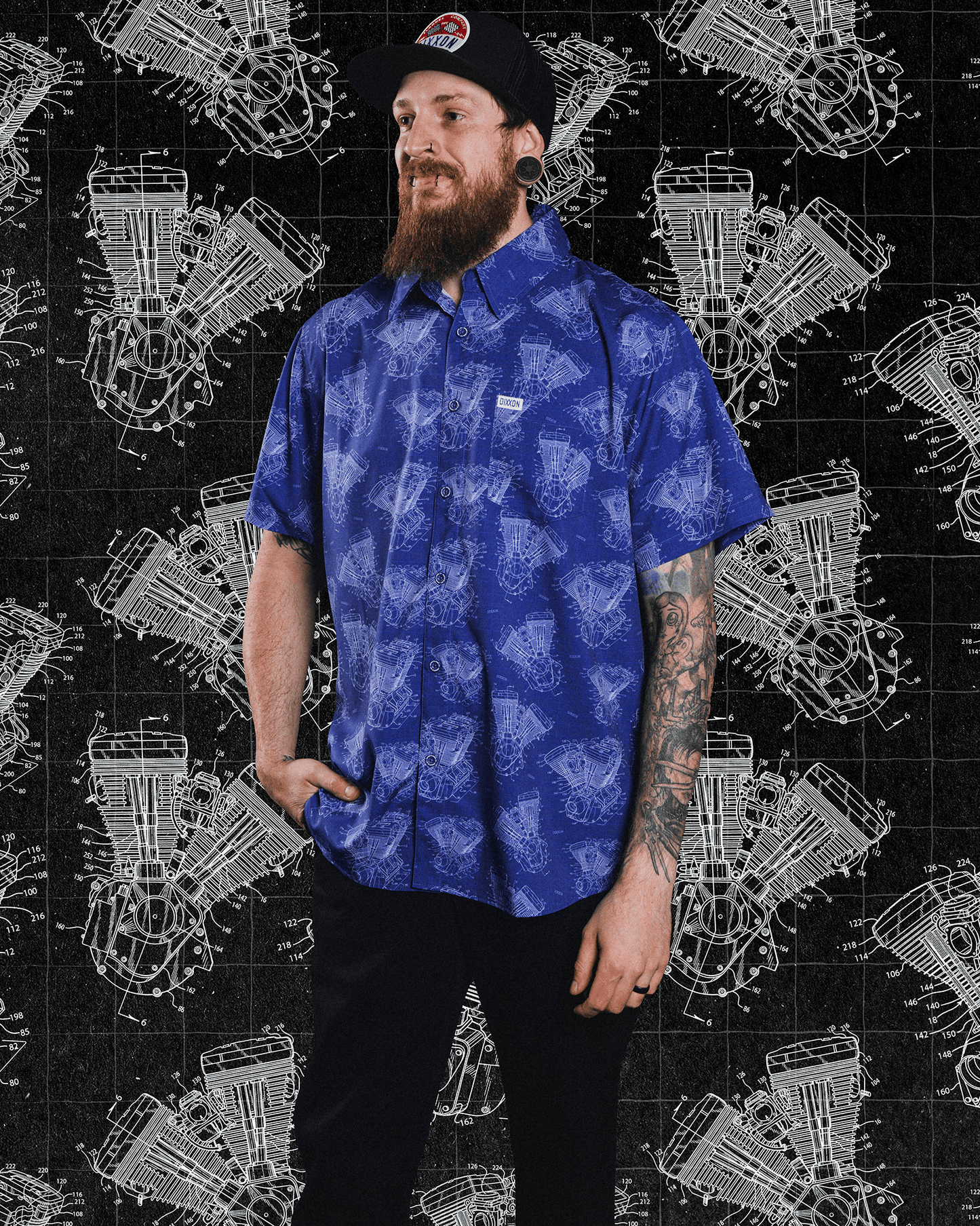 Blueprint Party Shirt