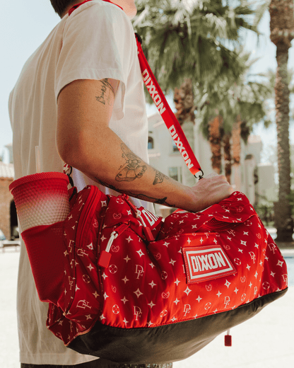 Bougie Duffle Bag - Red & White