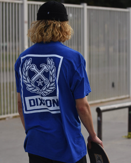 Box Crest T-Shirt - Blue & White