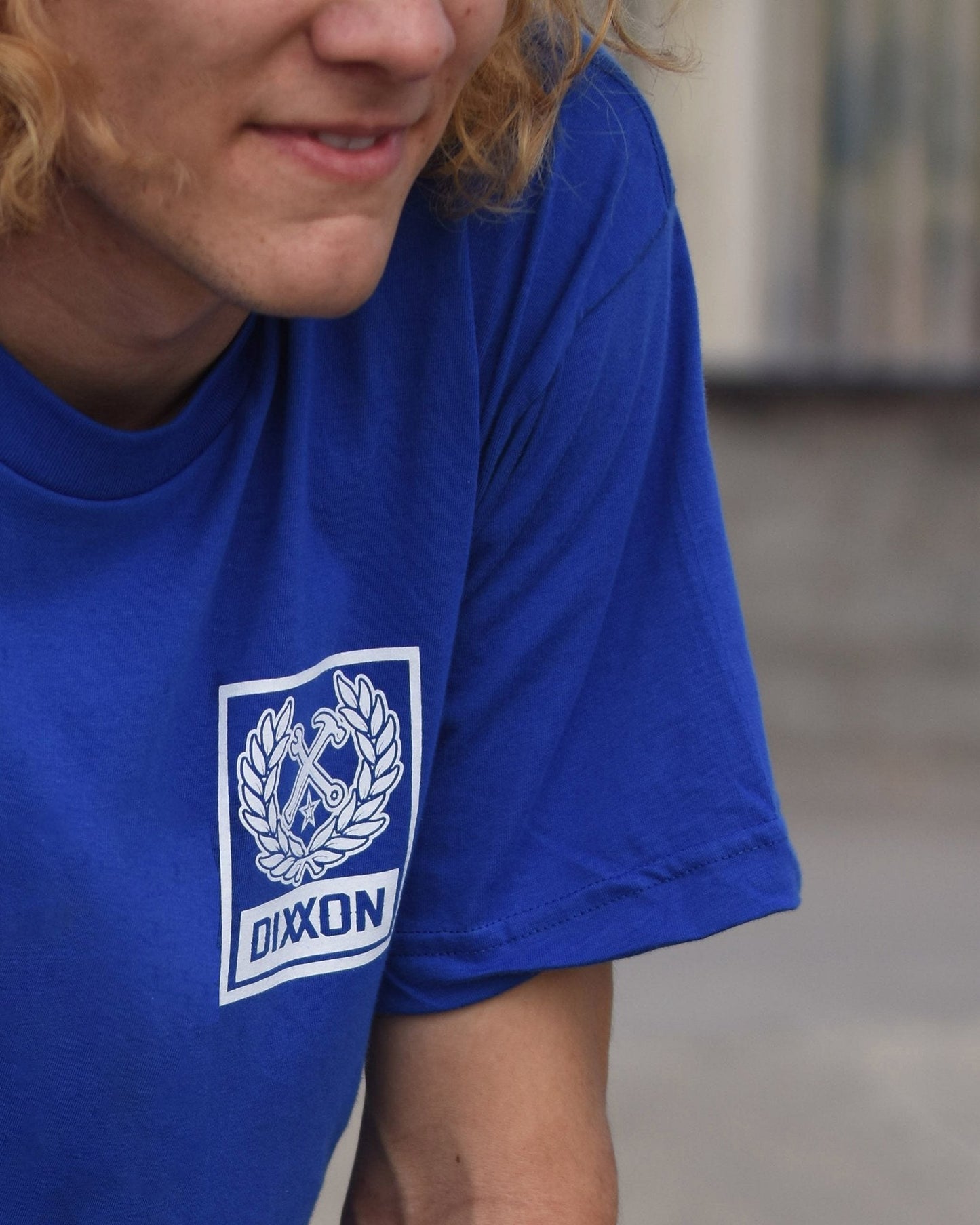 Box Crest T-Shirt - Blue & White