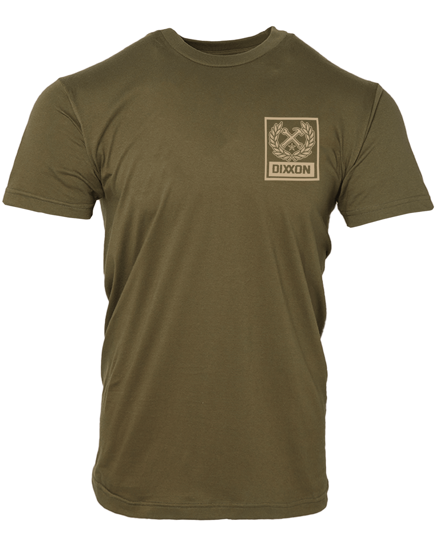 Box Crest T-Shirt - O.D. Green & Sand