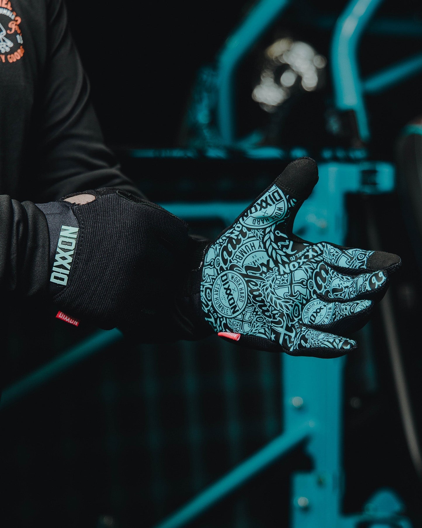 BRAAP Moto Gloves - Aqua Yeww!