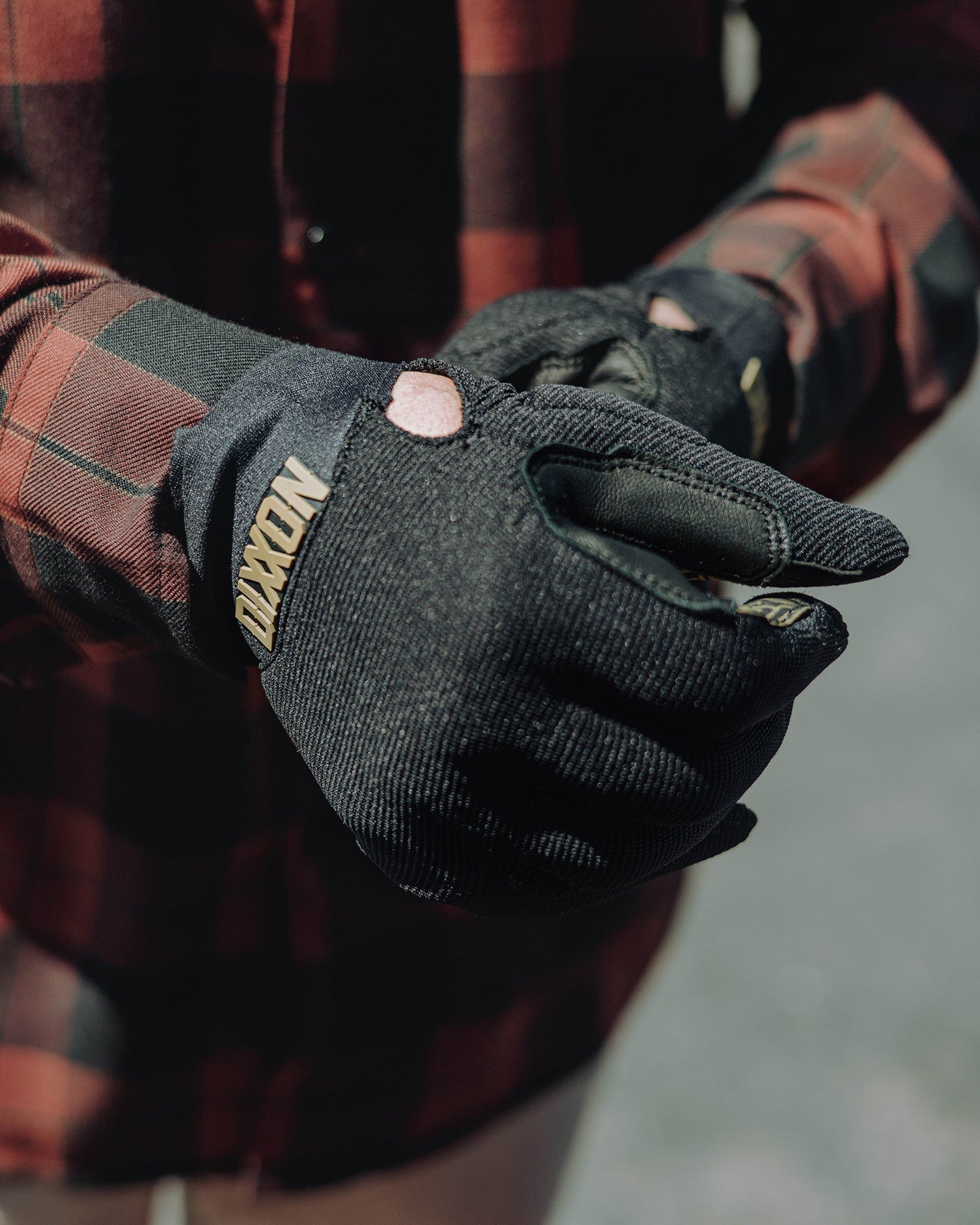 BRAAP Moto Gloves - Gold Yeww!