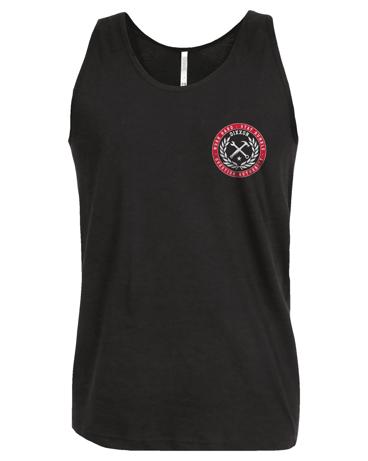 Branded Tank - Black & Red