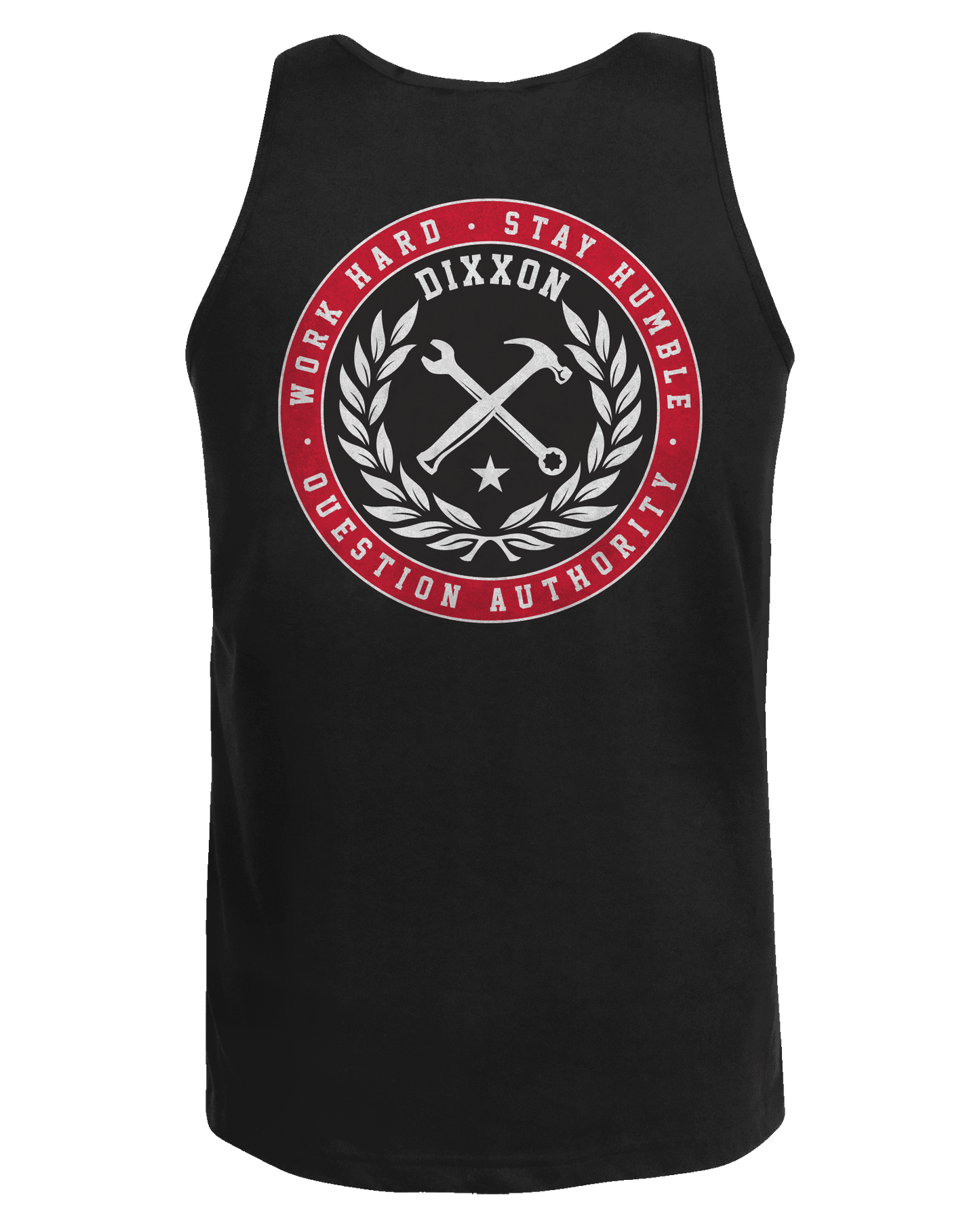 Branded Tank - Black & Red