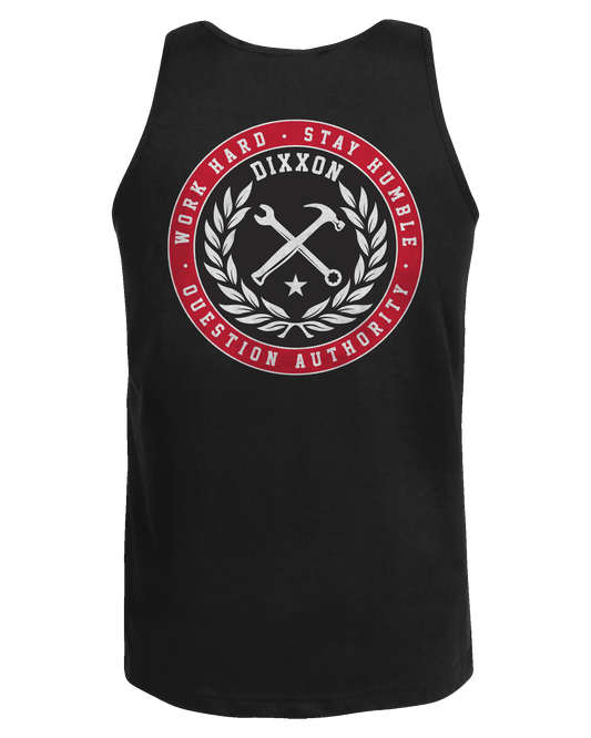 Branded Tank - Black & Red