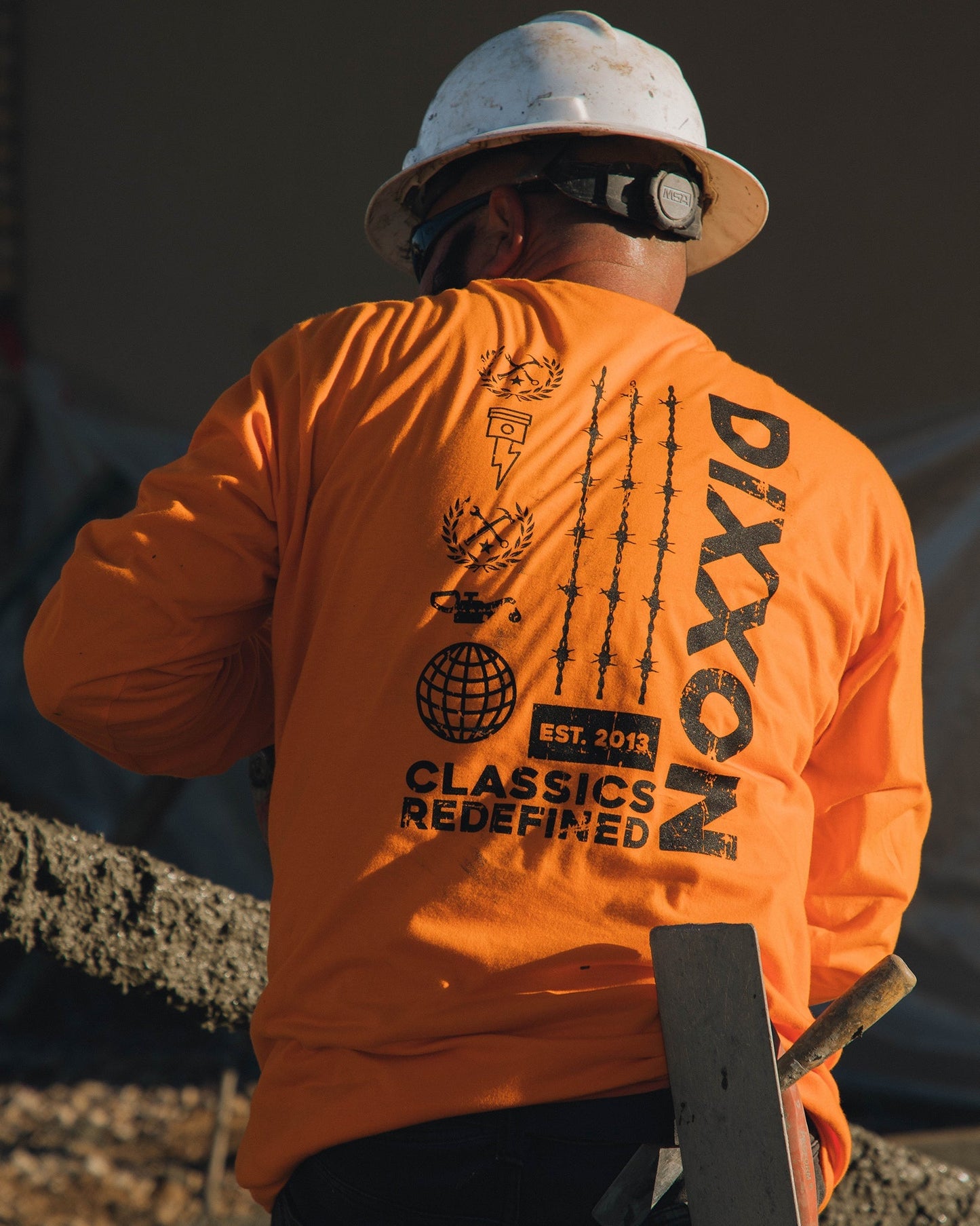 Brutal Hi Vis Long Sleeve T-Shirt - Orange